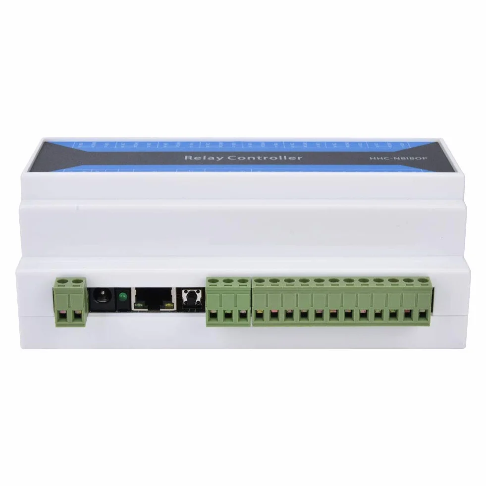 Modulo relè di rete, modulo relè di rete a 8 canali Dispositivo relè di controllo remoto Da Ethernet a RS485, modulo relè TCP
