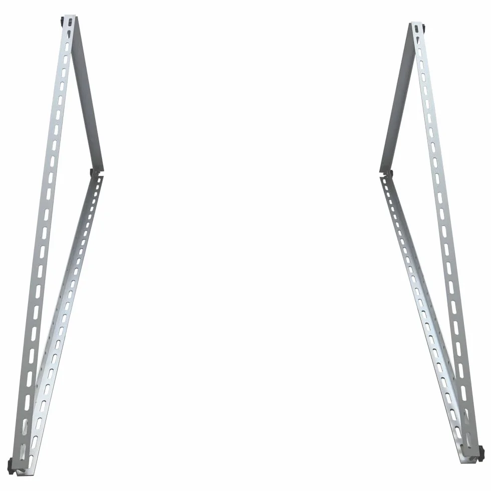 Supporto per pannello solare fino a 118 cm, pannello solare PV | regolabile 0-90° | Set | alluminio | materiale di montaggio
