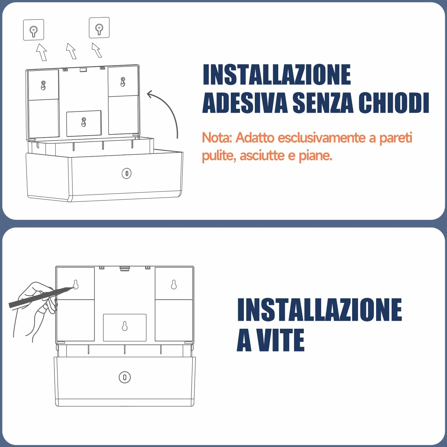 AIKE Dispenser Carta Asciugamani Commerciale 200 Fogli Z-Fold Multifold 25.4x7.8 cm Bianco