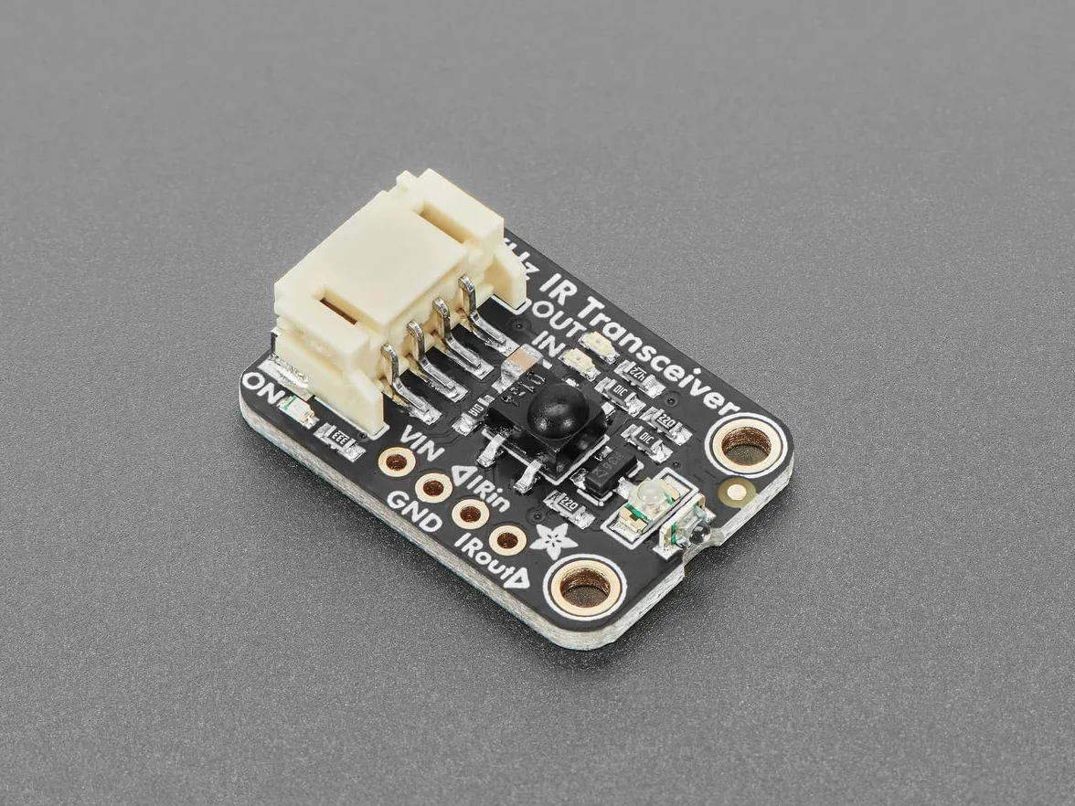 Adafruit Trasmettitore a infrarossi, IR, STEMMA JST PH 2 mm, trasmettitore 940 nm + ricevitore 38 kHz, 5990