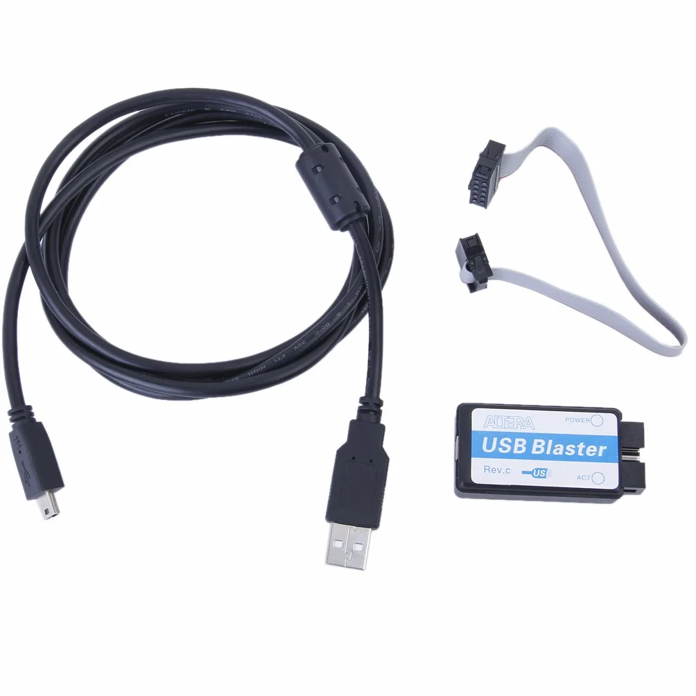 Programmatore Blaster USB per ALTERA FPGA e CPLD, velocità di download elevata, analizzatore logico SignalTap II, debug NIOS II, nero