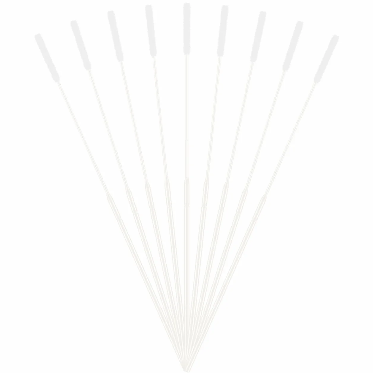 iplusmile Tamponi nasofaringei sterili, con punta in cotone, applicatori in nylon, 20 pezzi