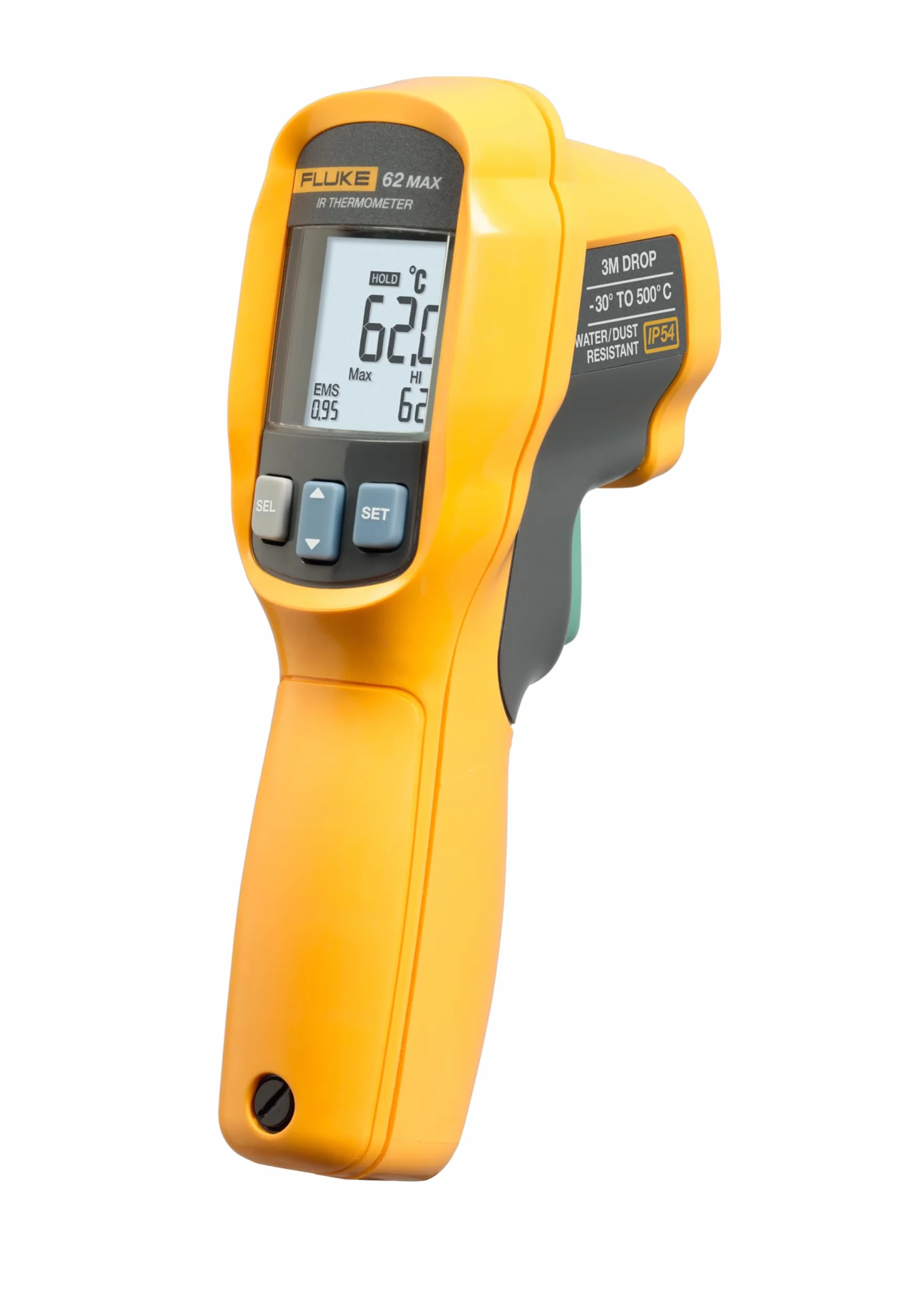 Fluke 62 MAX Termometro a infrarossi con puntatore laser -30 +500°C D:S=10:1