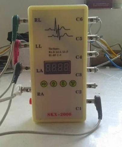 10-200bpm SKX2000 ECG Signal Simulator Generator Avanti+Modalità di forma d'onda negativa