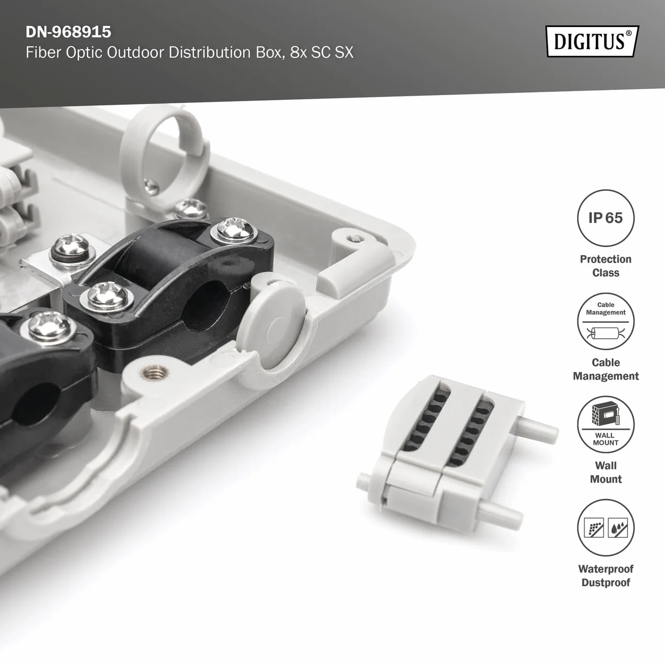 Digitus ASSMANN Electronic DN-968915 1pezzo(i) adattatore di fibra ottica