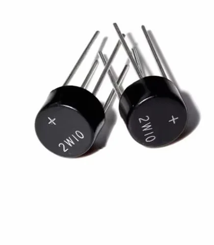 2X Ponte Raddrizzatore 2W10 2A 1000V Bridge Rectifier Rotondo Diodo AC DC