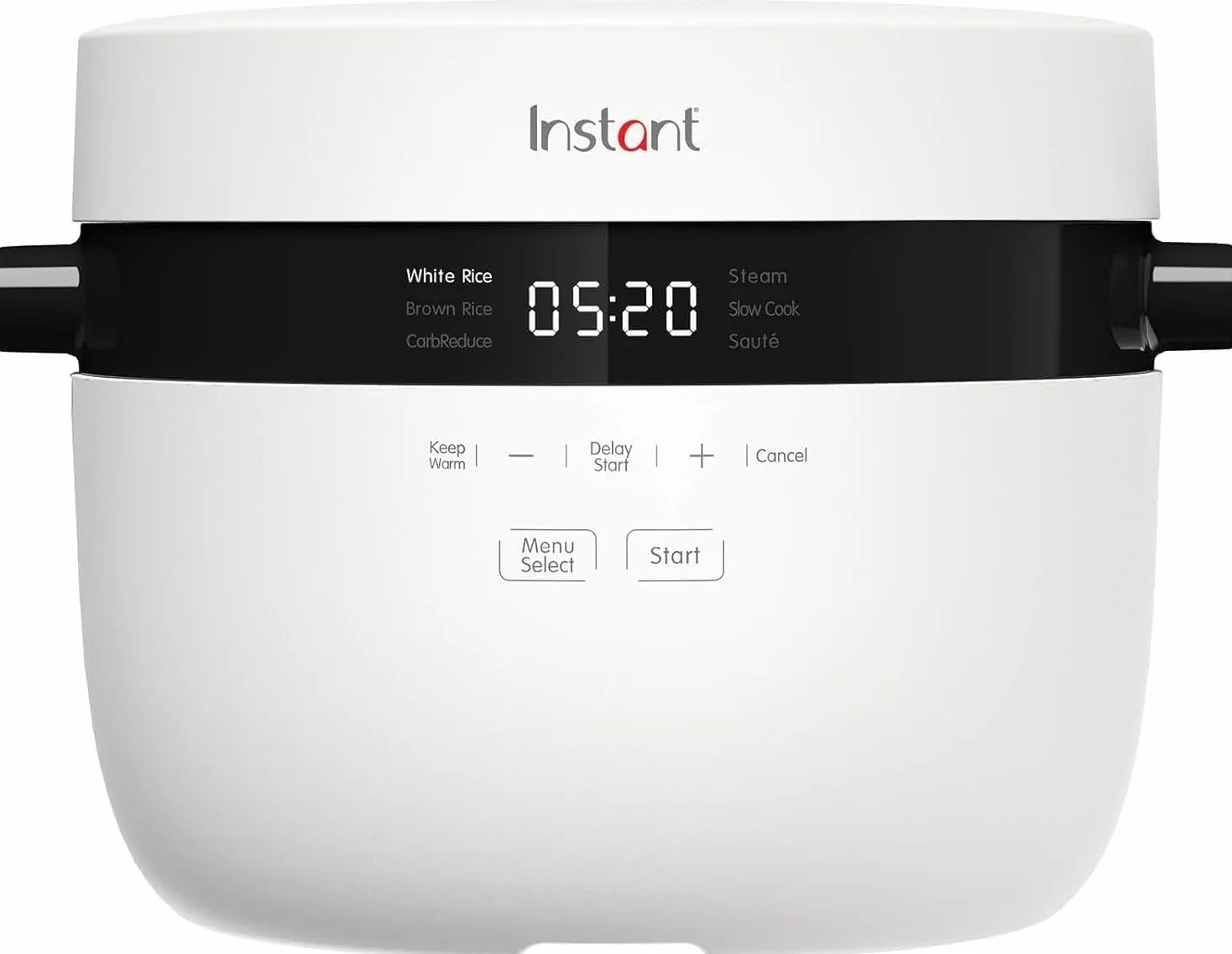 Instant Pot Cuocere riso e vapore, 5 l (20 tazze) – Pentola antiaderente, lavabile in lavastoviglie, inserto in acciaio inox, misurino, cucchiaio di riso, con funzione di cottura e sauté