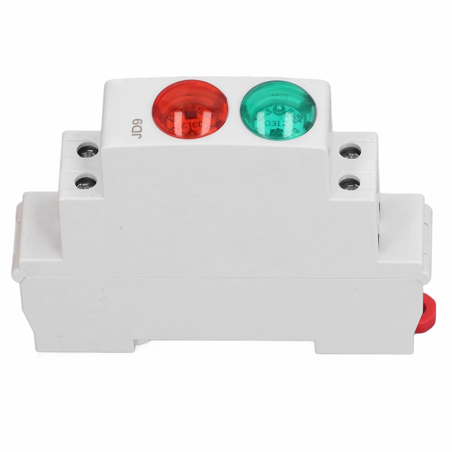 Indicatore LED su Din Rail Rosso Verde Modulare JD9 AC DC 20 mA