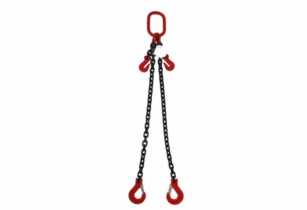 Joma-Tech Catena a 2 fili, 2,5 m, GK8, 8 mm, nera, accorciabile con gancio di sicurezza