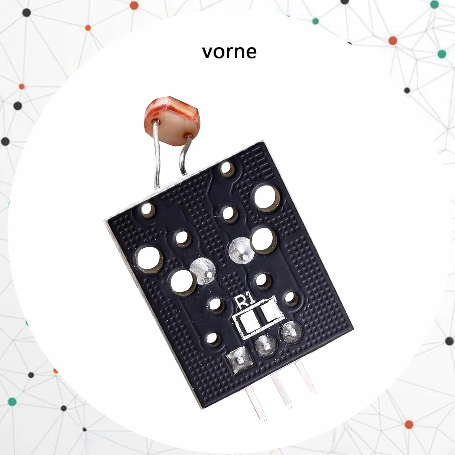 10 moduli KY-018 LDR con sensore di luce con uscita con resistenza fotografica, sensore di luminosità
