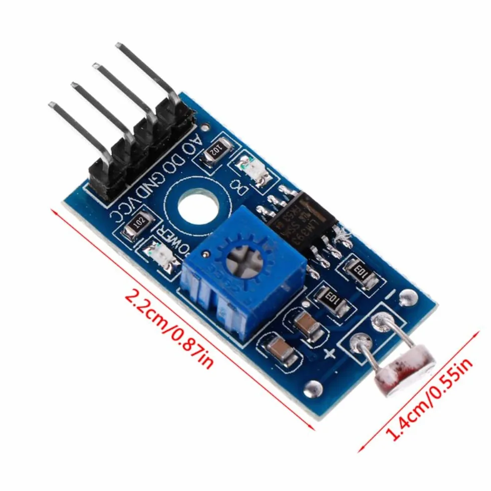 5pcs Digital Light Intensity Sensor Module Photo Resistor Photoresistor