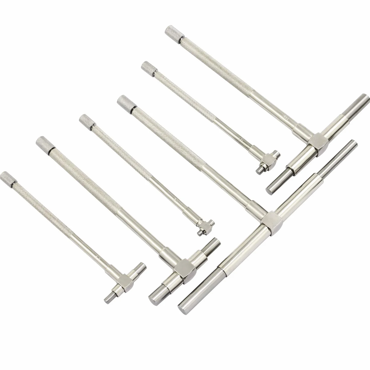 6PCS Calibri telescopici, 8-150mm Micromètre Interne Kit