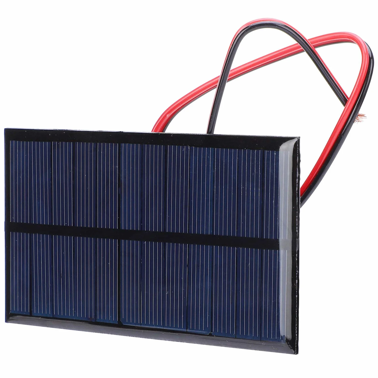 Mini Solar Panel DC 6V Polysilicon Solar Cell Modulo Kit con Cavo 30 cm
