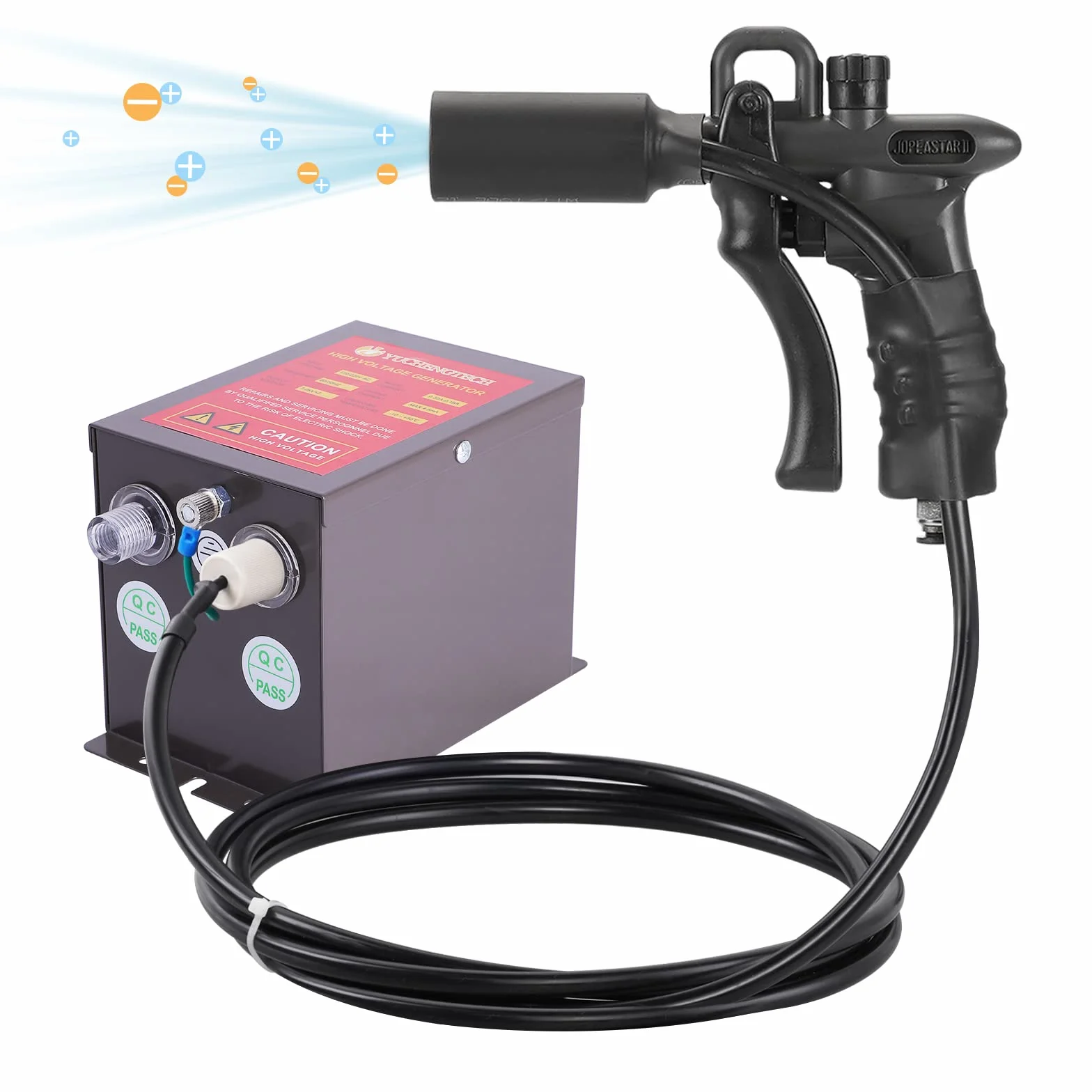 YUCHENGTECH ESD Pistola Antistatica Pistola ad Aria Ionizzante Eliminatore Statico con Generatore ad Alta Tensione 7.0KV per Eliminazione Dell'elettricità Statica
