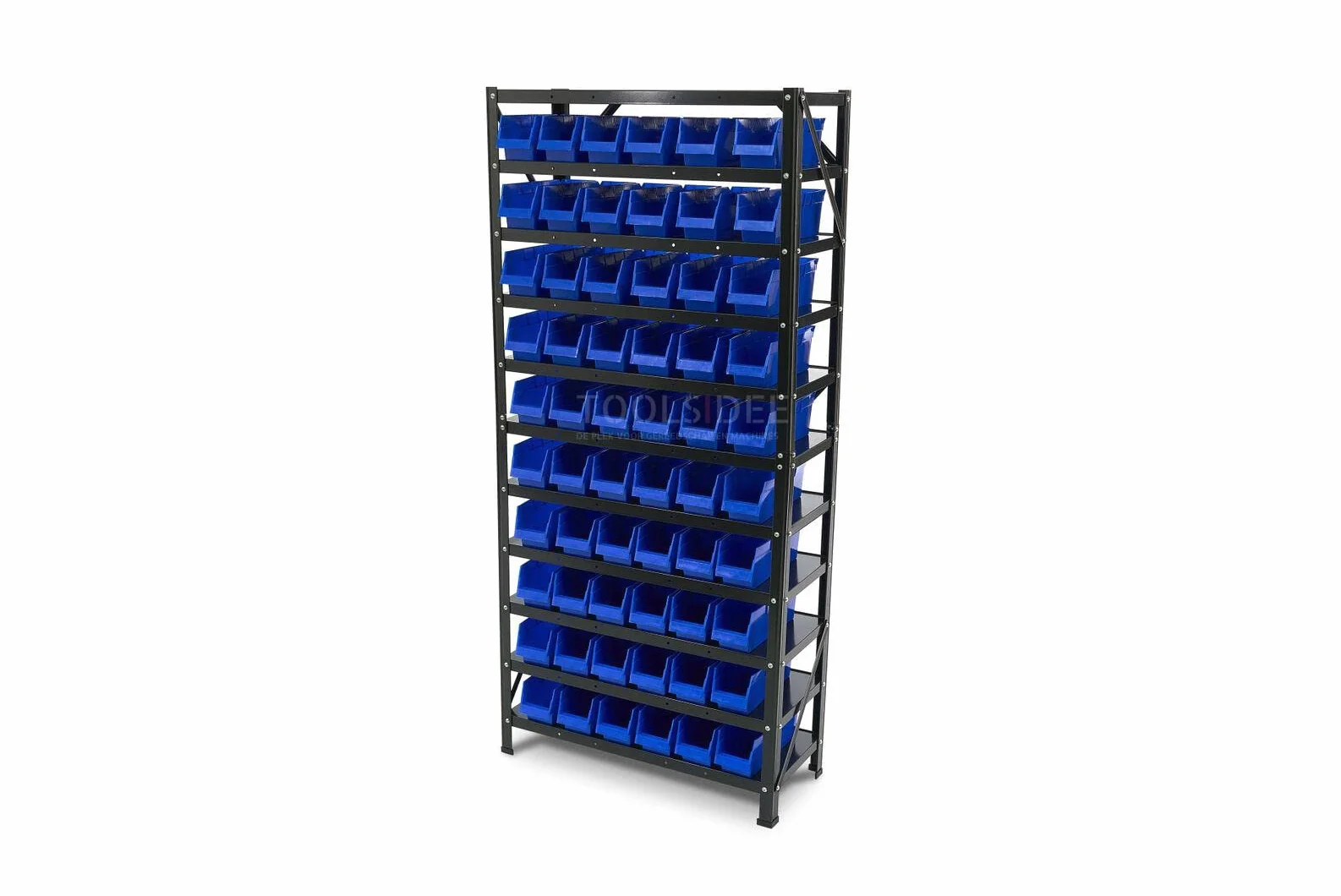 HBM Bakkenkast, Sistema di stoccaggio, Rack con 60 contenitori di stoccaggio