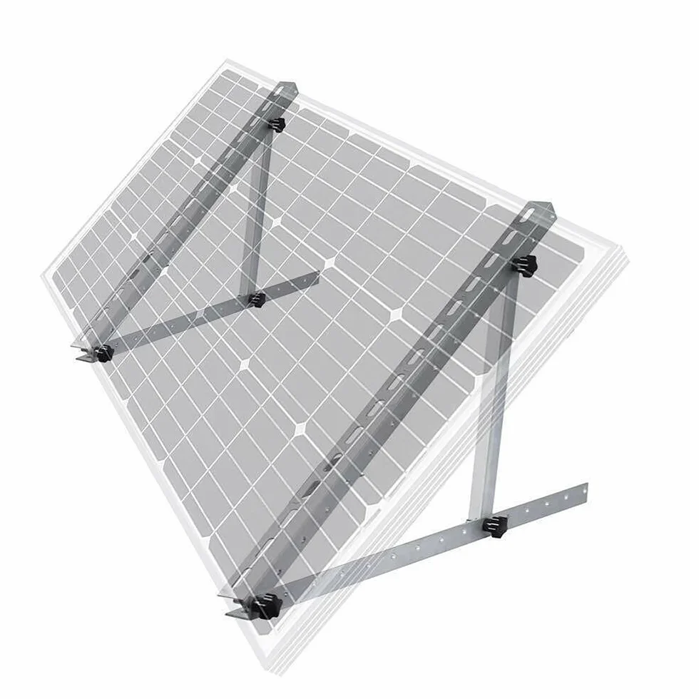 Hanzete Pannello Solare Rack Pannello Solare Sistema Staffa In Lega di Alluminio Supporto per Pannello Solare Angolo Regolabile Balcone Tetto Triangolo Staffa per Pannello Solare