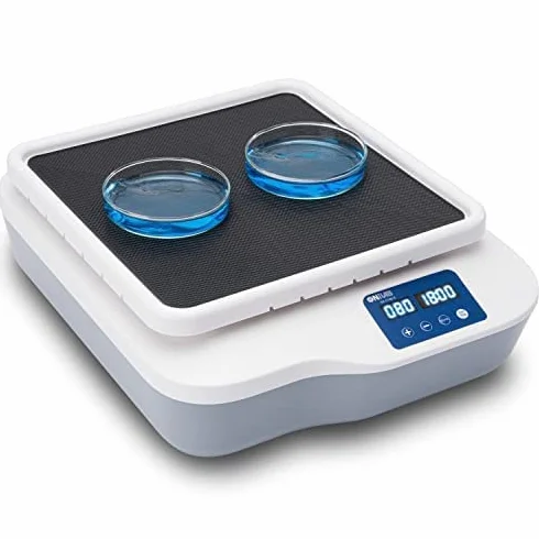 ONiLAB Digital Orbital Shaker Velocità regolabile 40-200RPM, Capacità 2KGS, Agitatore rotatore orbitale con modalità continua (impostare il tempo a zero) o modalità timer, velocità e tempo