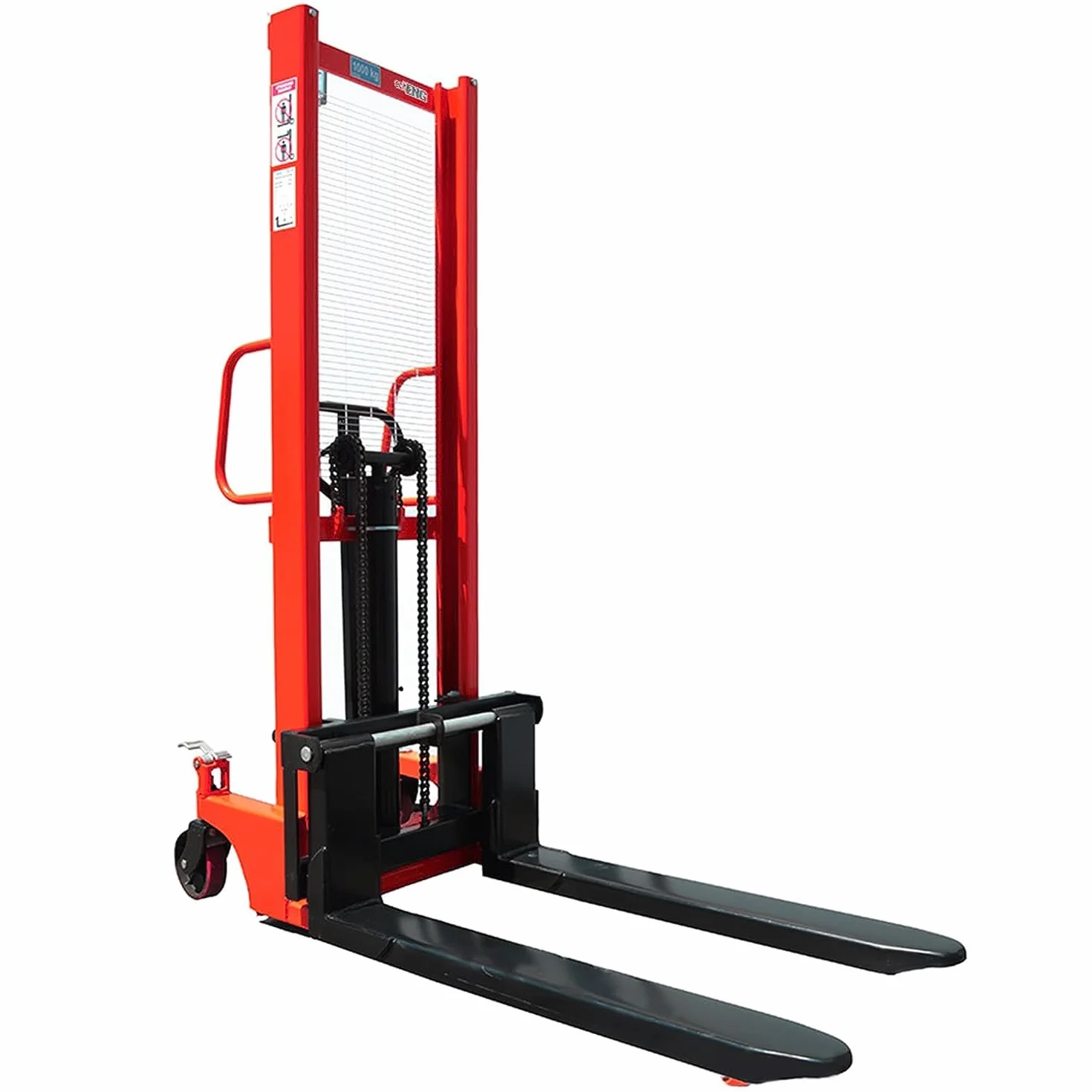 Sollevatore manuale per pallet, transpallet 1000Kg 1 T, carrello elevatore manuale, piattaforma elevatrice sollevamento pallet – echoENG – MA SL PR10