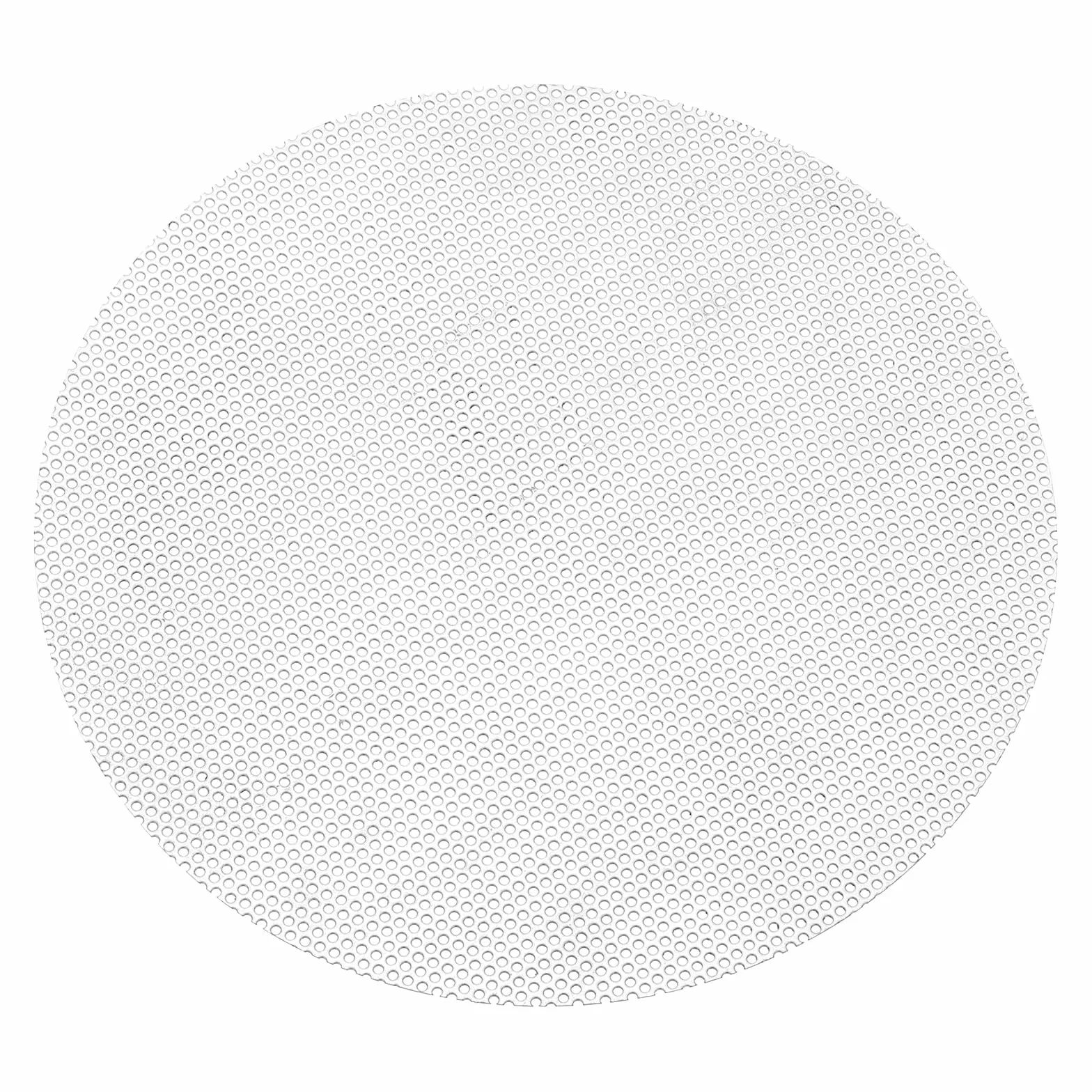 PATIKIL 8" Diametro 304 Lamiera Forata in Acciaio Inossidabile, Foro da 0.06" 19GA Rete metallico Espansa a Fette rotondo Piastra Schermo Decorativo per Griglie, Tono Argento
