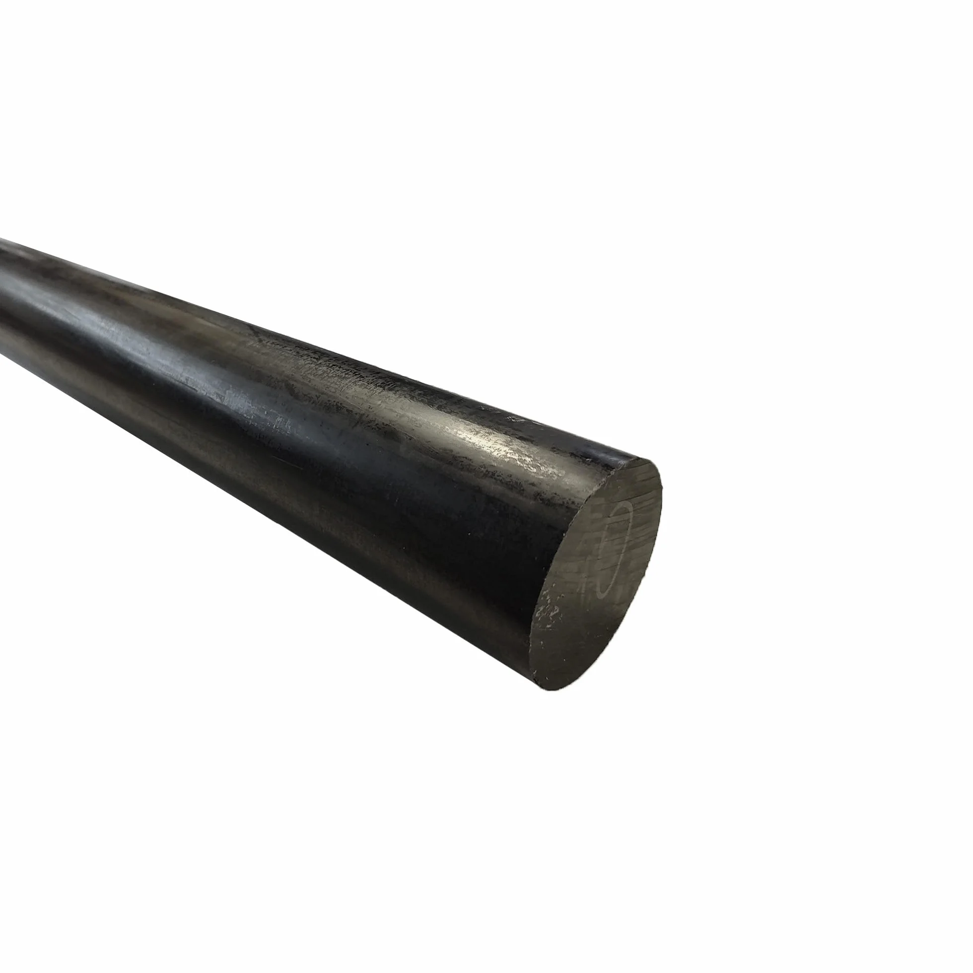 Barra tonda in nylon PA6 fi 110 mm nero lunghezza 100 mm