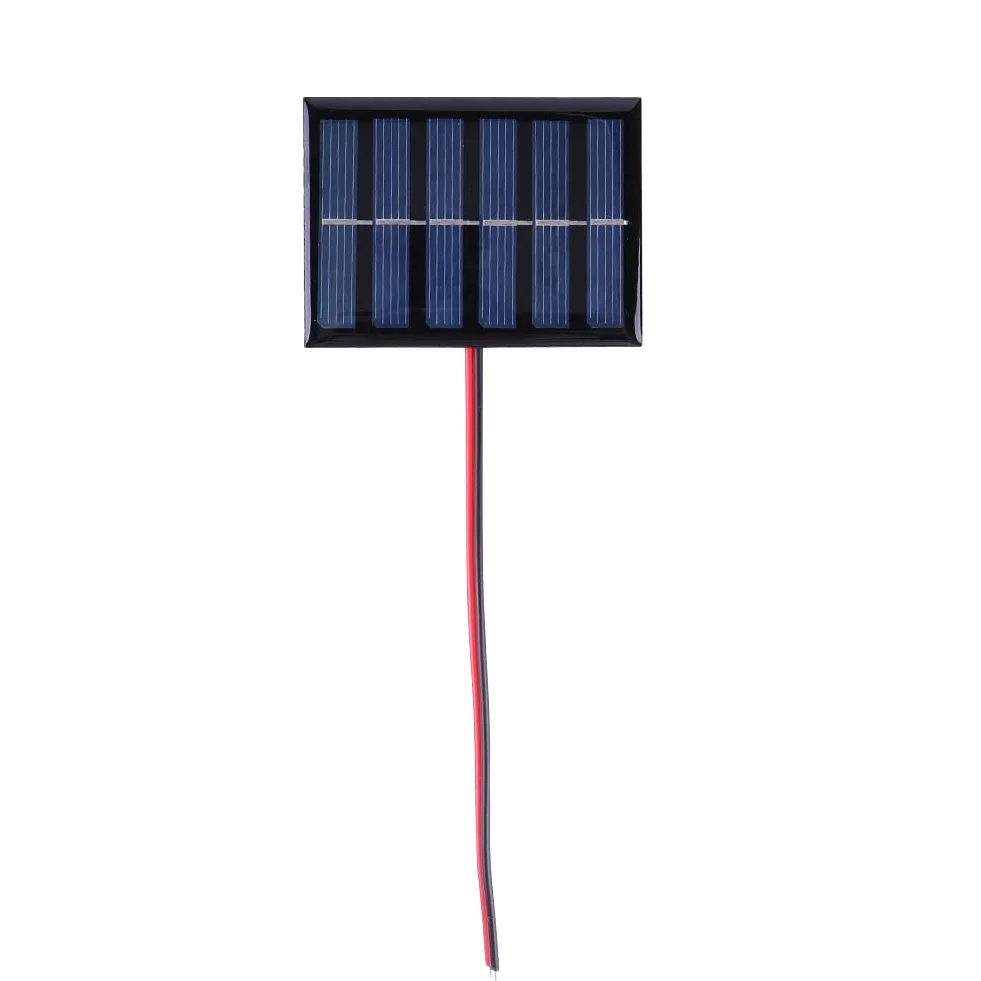 Pannello Solare 1W 3V 100MA DIY Outdoor Caricatore Solare Power Bank