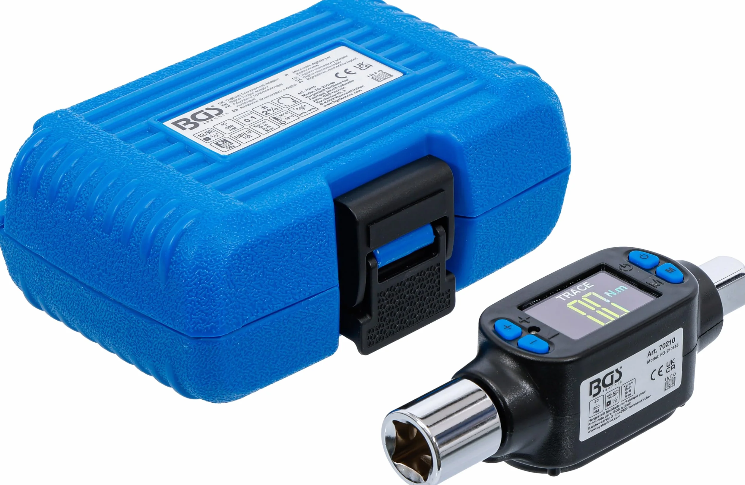 BGS 70210 | Misuratore digitale per dinamometro | 12,5 mm (1/2") | 40 - 200 Nm