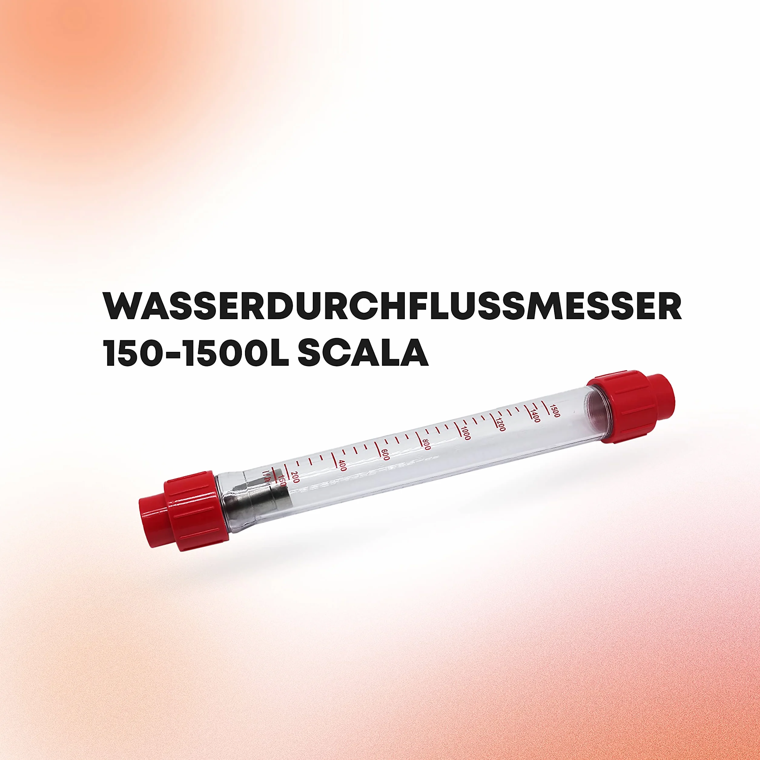 Misuratore di flusso dell'acqua G4, scala 150-1500 l, ricambi per macchina di pulizia