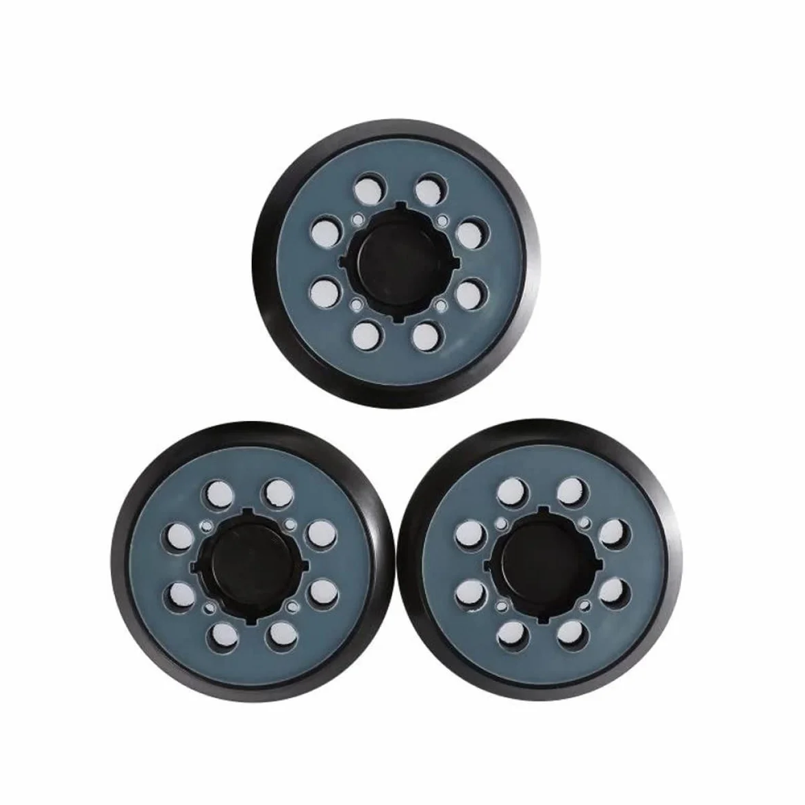 DAZZLEEX Protezione per cuscinetti di supporto, 3 pezzi, 125 mm, 8 fori, per levigatrice DWE6423