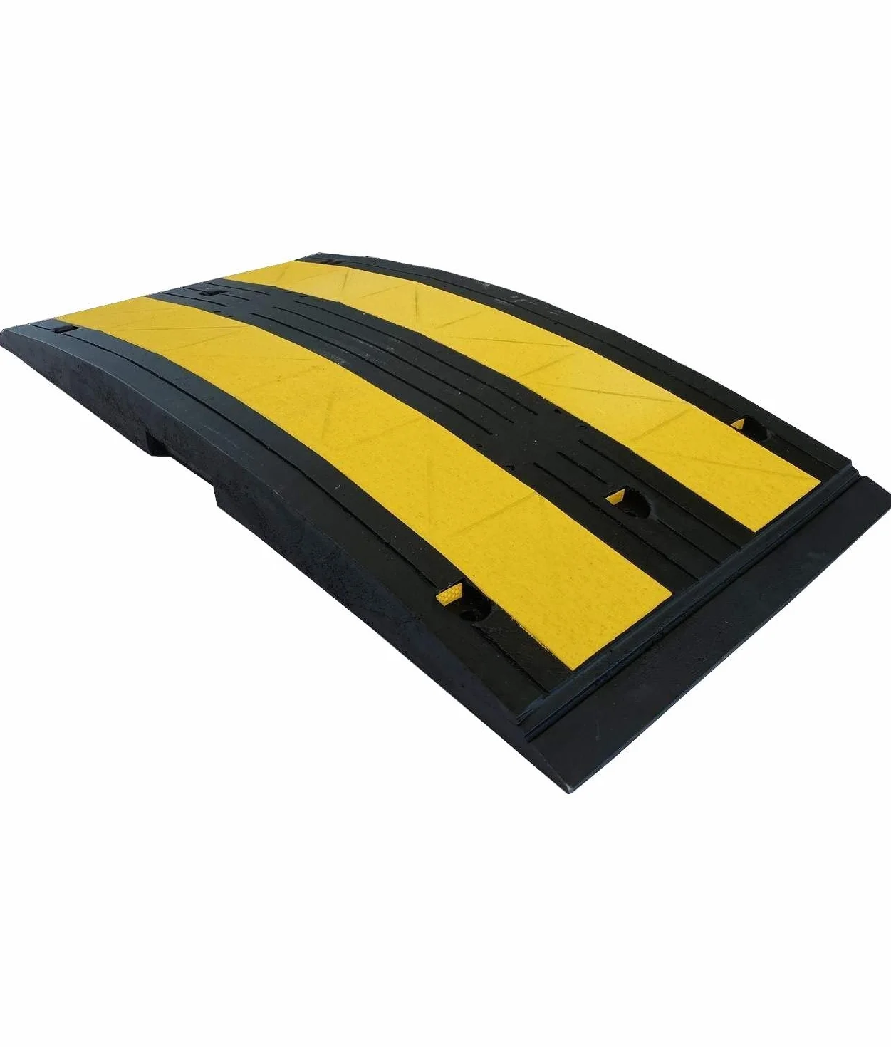 Dosso rallentatore di velocità componibile Safemax, elementi riflettenti - dimensioni: 980x500x70 mm