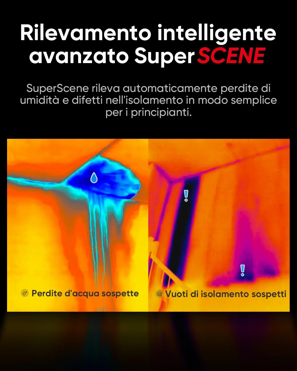 HIKMICRO Termocamera B01S, Risoluzione IR 256 x 192, WiFi, 25 Hz, Termocamera, schermo LCD da 3,2 "con risoluzione di 640 x 480, Imager Termico Portatile a Infrarossi da 49.152 Pixels