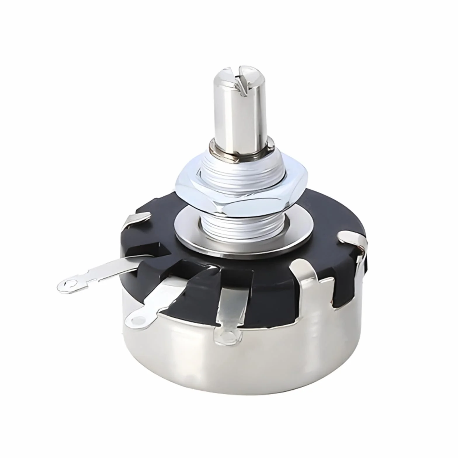 potenziometro a filo avvolto, Potenziometro rotativo a filo avvolto WX110 5K - Resistenza da 27Ω a 10KΩ, tolleranza ±10%