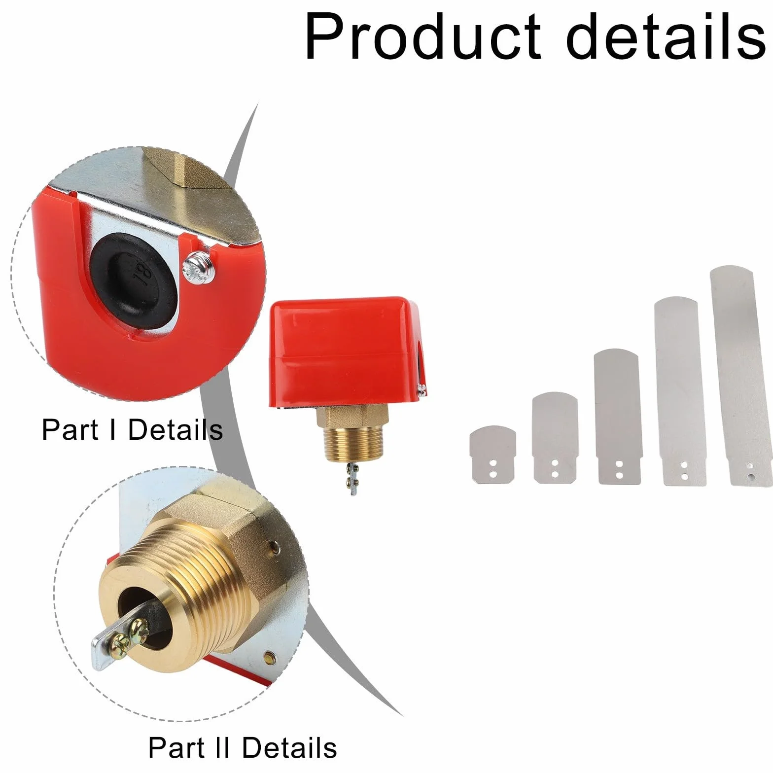 Automatico Ferro Paddle Acqua Flusso Interruttore Controller HFS-25 per Rilevamento e Controllo Liquidi