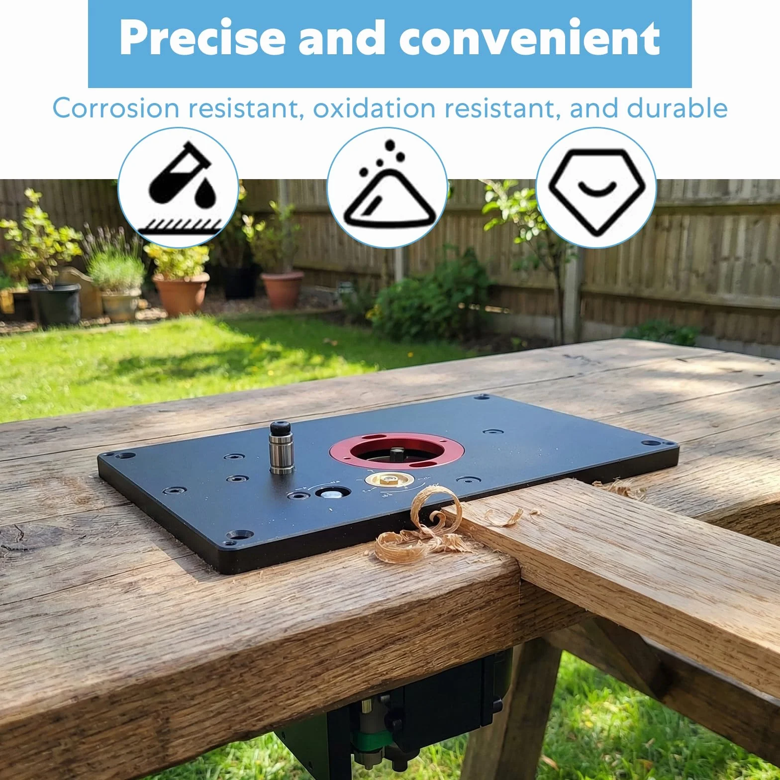 Piastre Inserto Banco Fresa Set,Kit di sollevamento per router,tavola elevatrice per fresatrice,Tabella di sollevamento del router con l'ascensore fisso della base, Adatto per lavorazione del legno