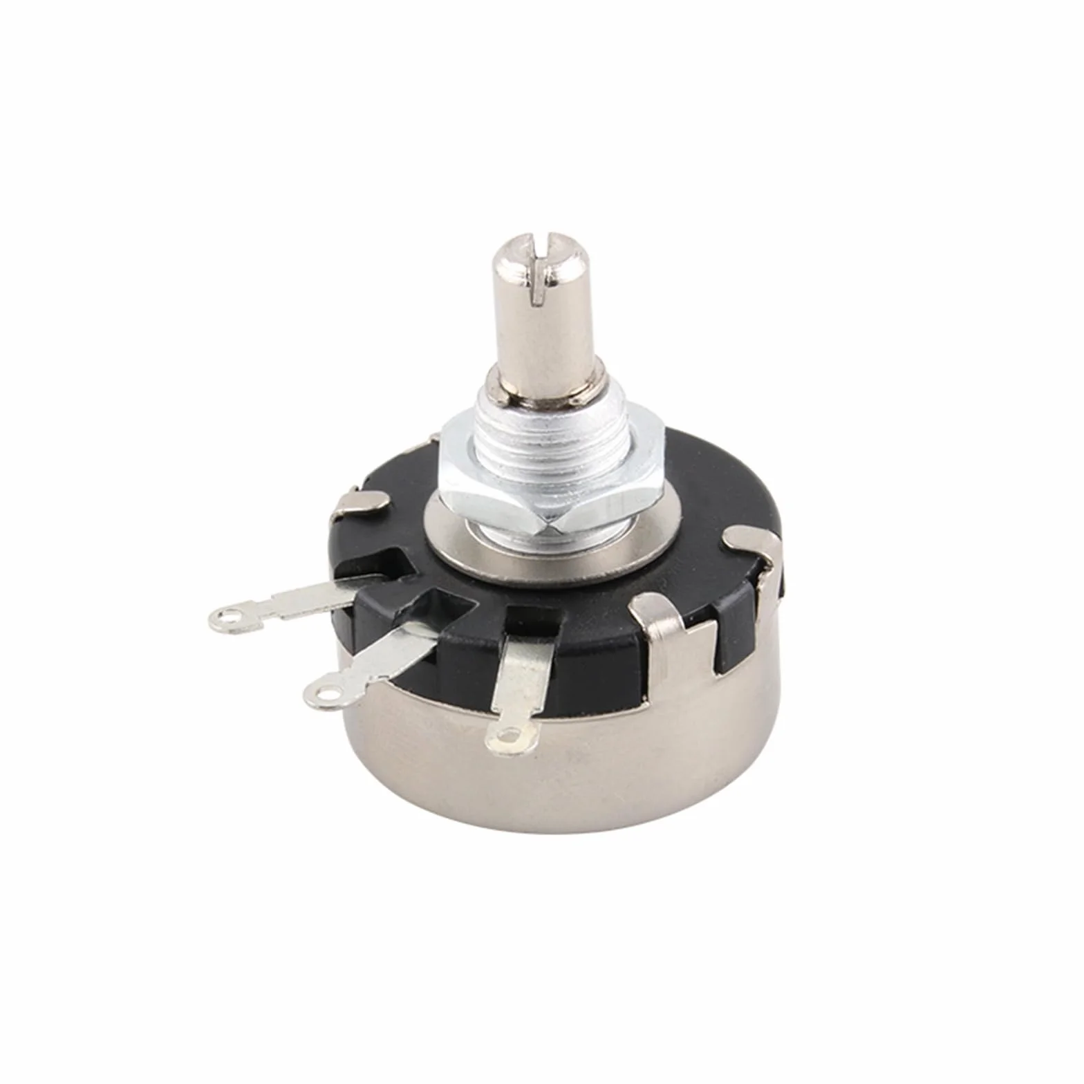 potenziometro a filo avvolto, Potenziometro rotativo a filo avvolto WX110 5K - Resistenza da 27Ω a 10KΩ, tolleranza ±10%