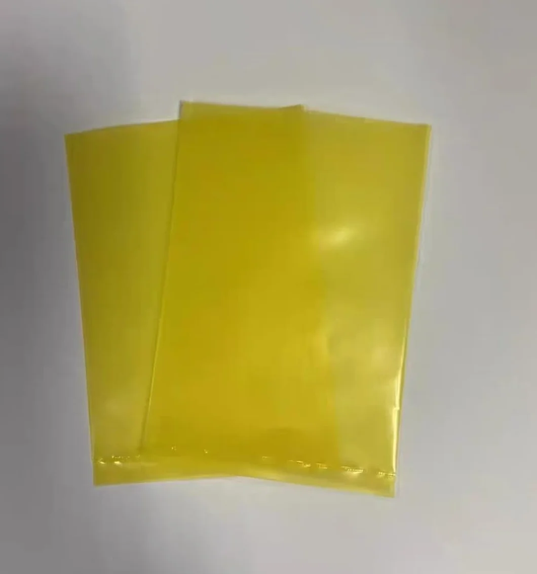 Confezione da 100 sacchetti di plastica VCI a bocca piatta (non chiusura a zip), prodotto in metallo, prevenzione della ruggine, apertura piatta, per spedizioni marittime antiruggine e a prova di
