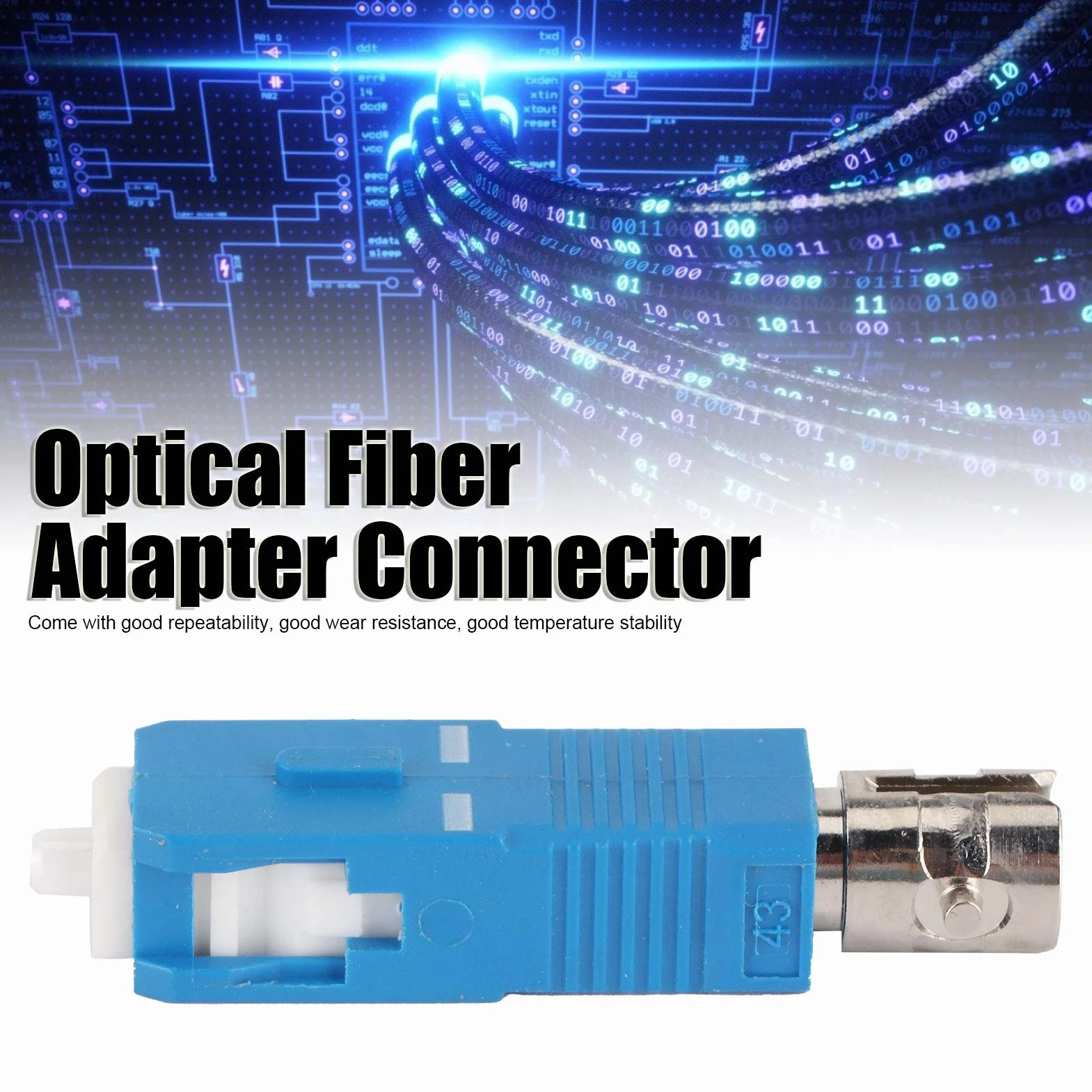 SC/UPC ST/UPC Connettore Adattatore per Fibra Ottica, Maschio e Femmina, Convertitore di Segnale in Fibra Ottica di qualità Portante per Uso Industriale Connettori Industriali