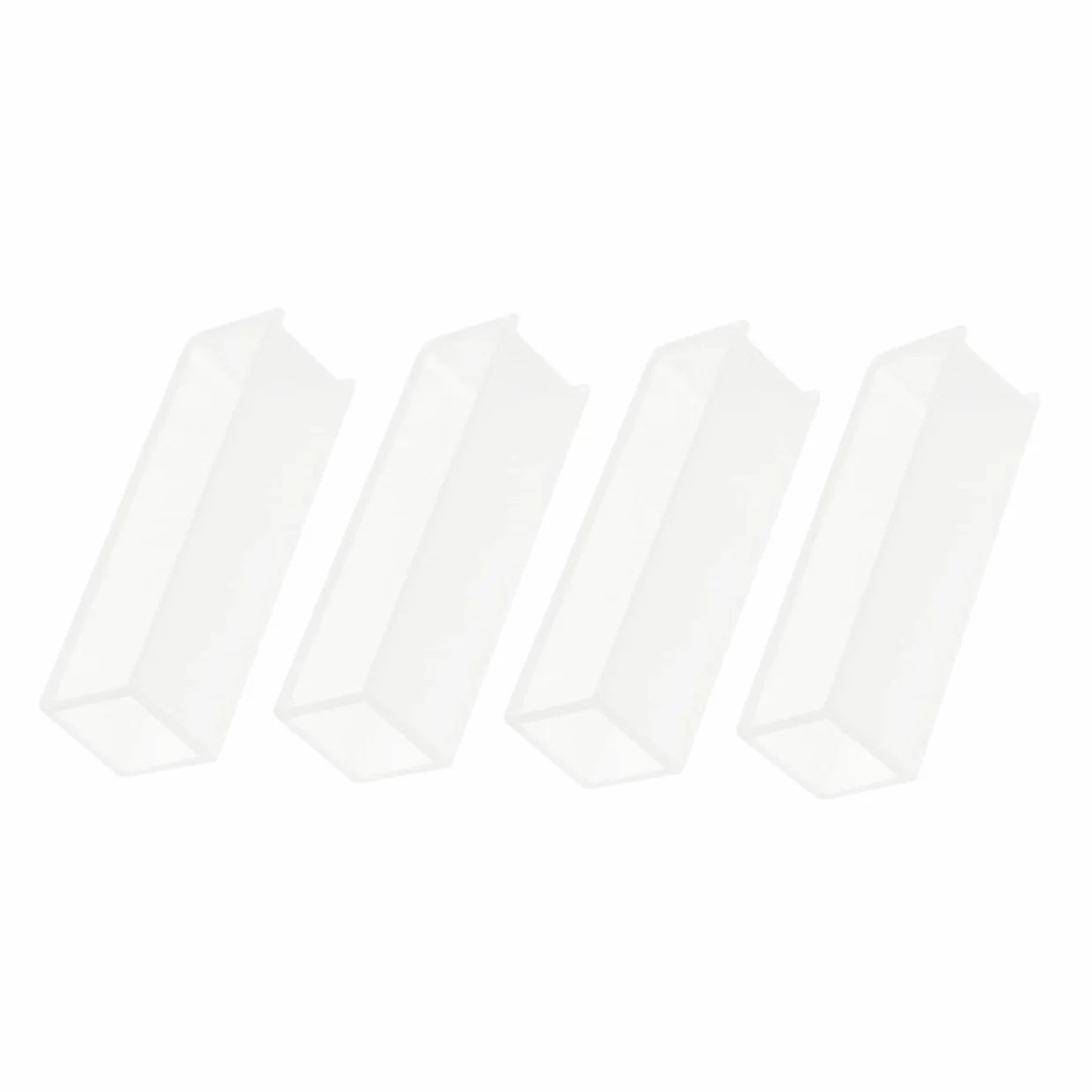 Cuvetta Di Vetro Transparente Standard 4 Pezzi Per Analisi Comparative Da Laboratorio Compatibile Spettrofotometri
