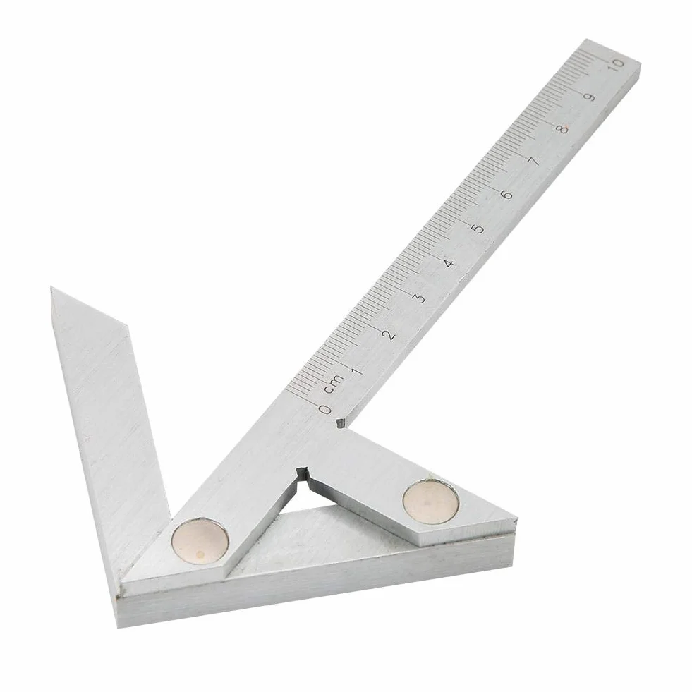 Calibro Cerca Centro per Tondi e Quadrati, 100x70mm, Strumento di Misurazione per Incisione Centrale