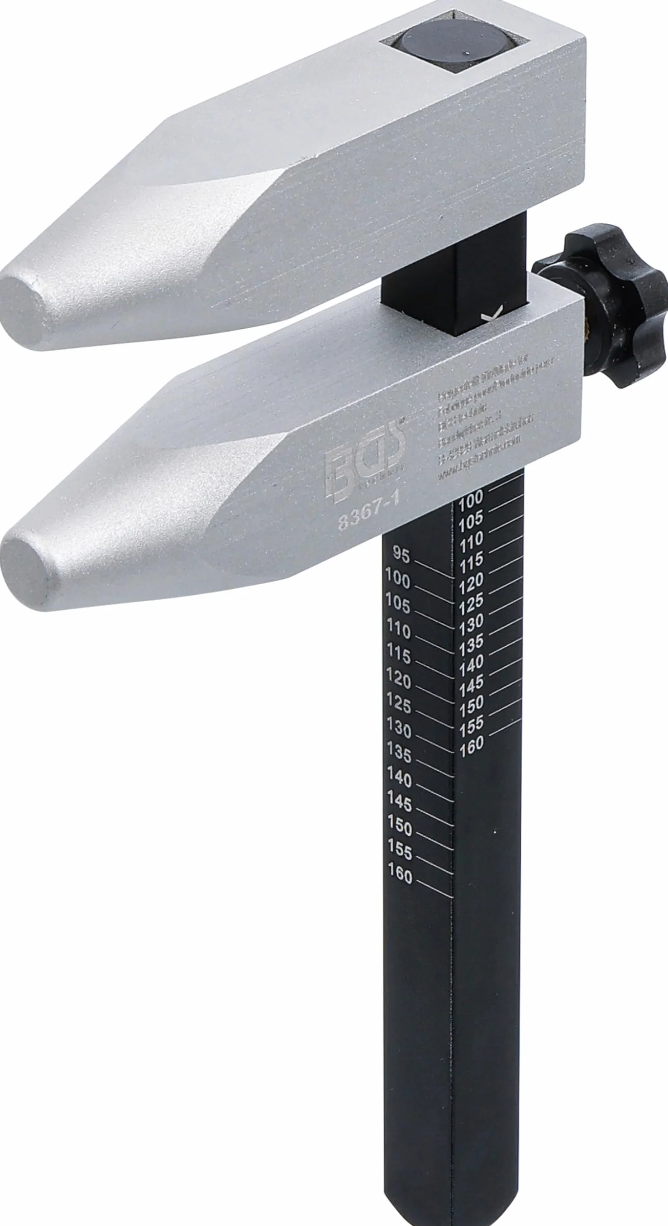 BGS 8367-1 | Calibro per il foro del cerchio, versione in alluminio