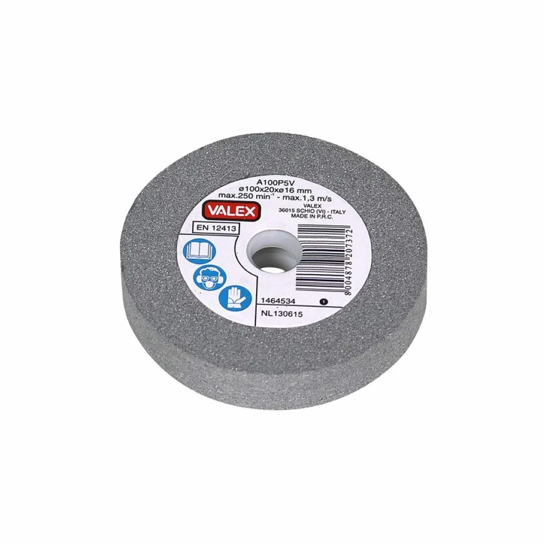 Valex MOLA DI RICAMBIO 125X16XFORO 12,7 OSSIDO DI ALLUMINIO 240 PER SMERIGLIATRICE DA BANCO