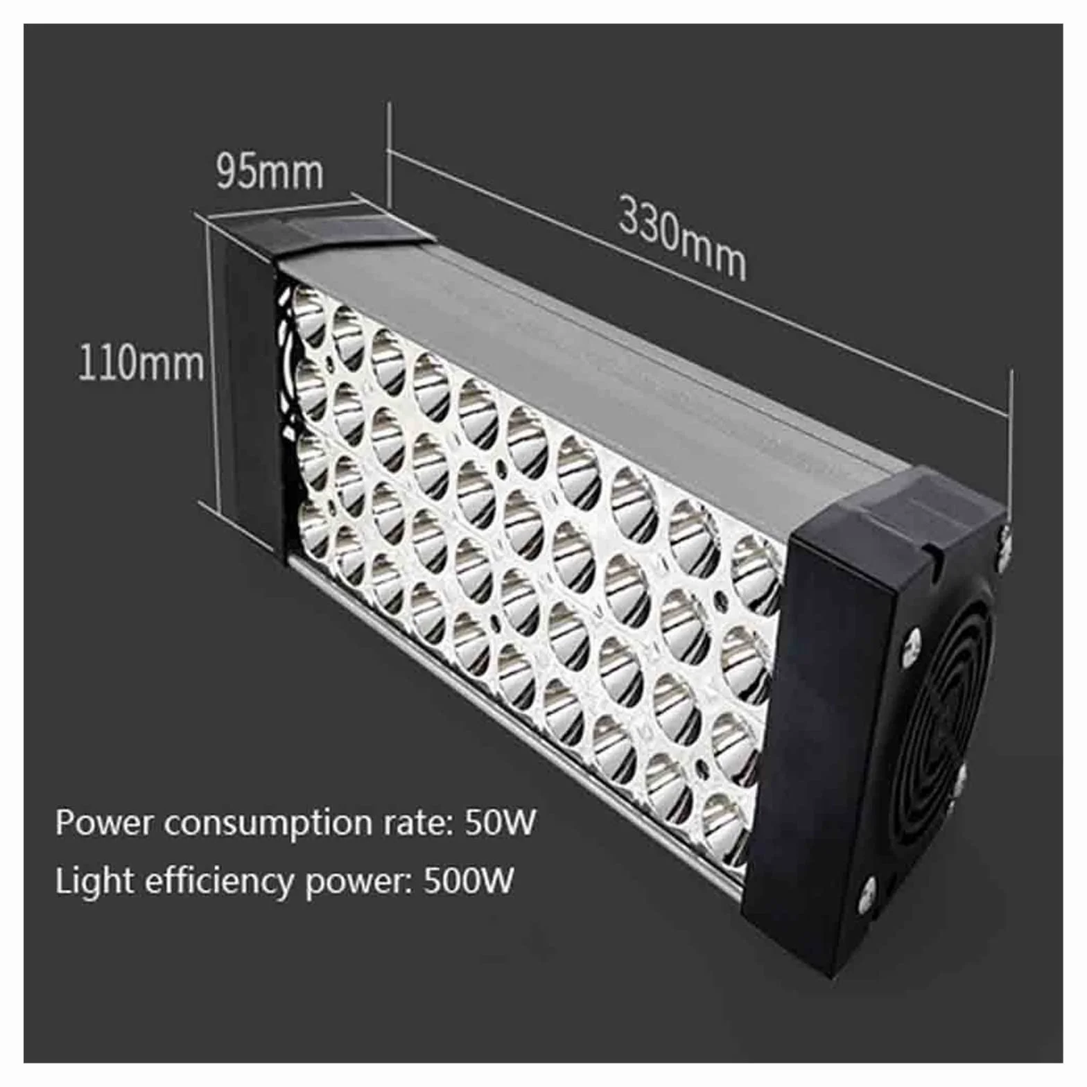 Lampada polimerizzante UV a LED 500W UV Ultraviolet Curing Lamp 365nm 395nm 405nm Colla Resina Olio Verde Saldatura Bordo PCB Rivestimento Schermo LCD Vernice Vernice Polimerizzazione rapida/prestazio
