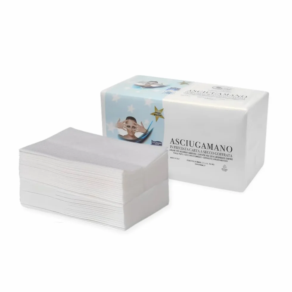 Virsus 1080 Asciugamani in 18 Confezioni da 60pz di Asciugamani di Carta a Secco Goffratura a S 35x67cm Monouso Massima Assorbenza per Parrucchieri, Barbieri, Estetiste