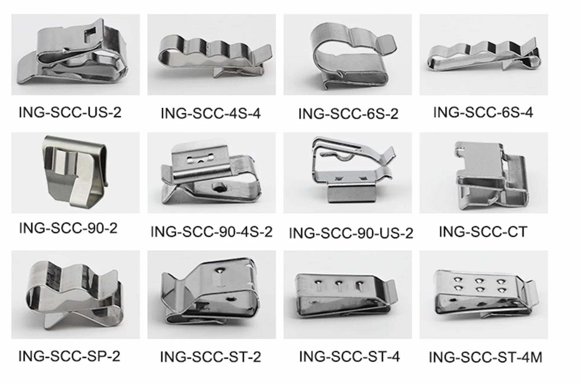 Clip per cavi per pannelli solari Clip di fissaggio del cavo solare per la tenuta di 2 cavi per le strutture del pannello solare(300 pieces)