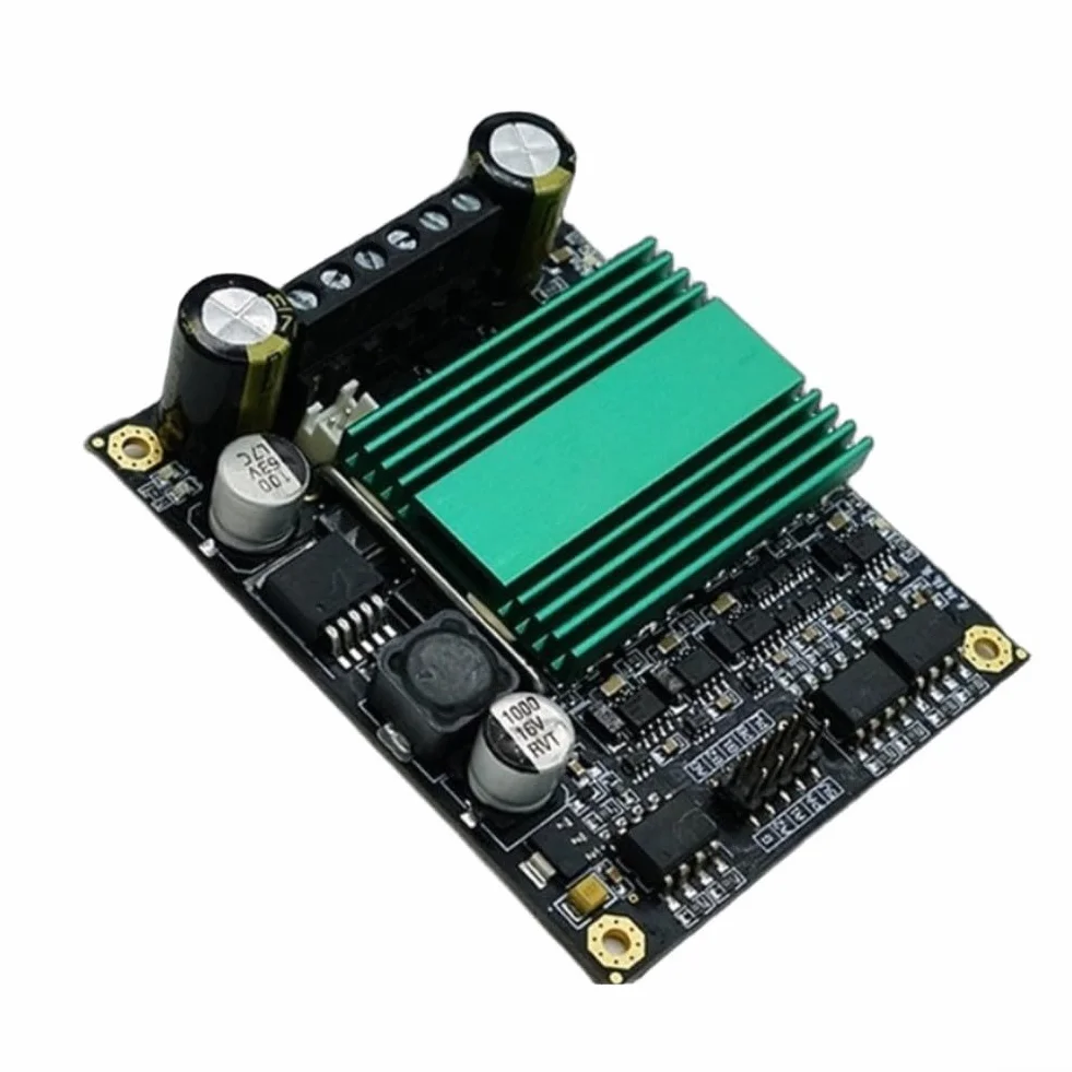 100A Dual H Bridge Modulo Driver Motore DC con Isolamento Optoaccoppiatore, Intervallo di Tensione di Ingresso 12V-48V, Design Compatto Con Dissipatore Di Calore Per Robotica E Compare Veicoli