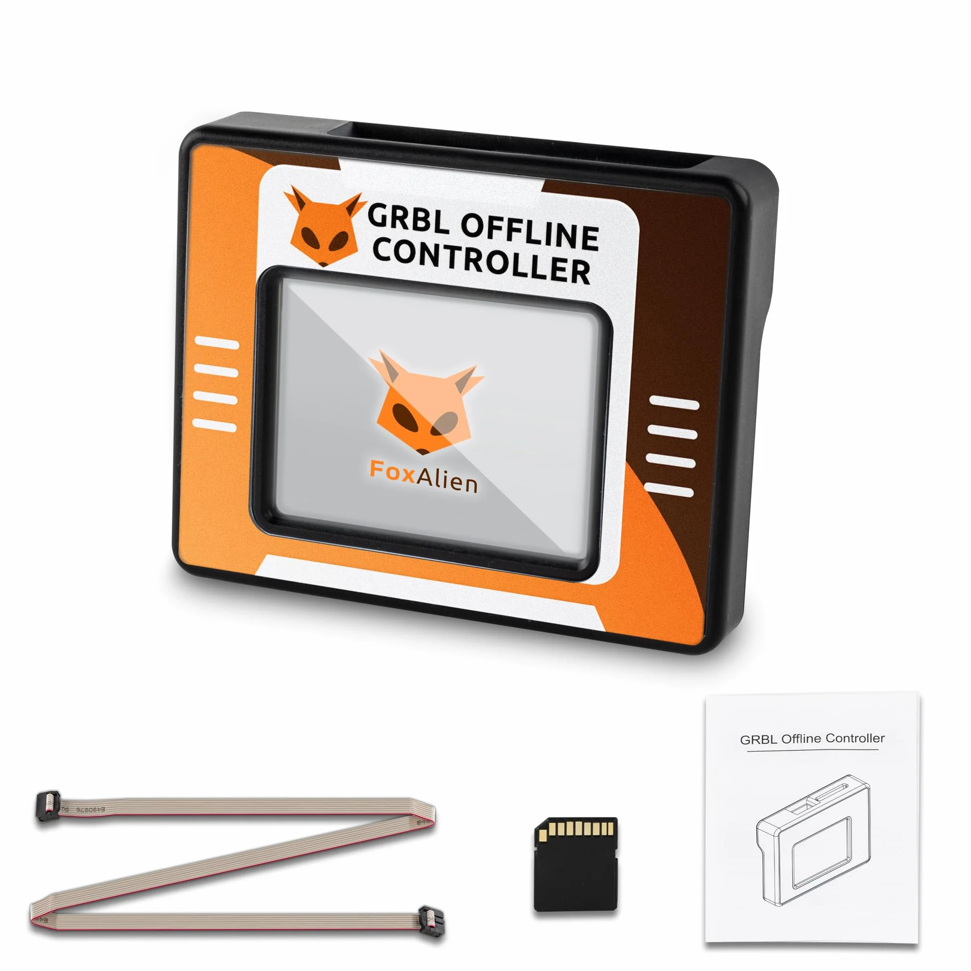 FoxAlien Controller CNC offline per macchina CNC 3S, modulo di controllo offline con touch screen LCD GRBL Control per macchine router CNC FoxAlien Masuter 3S, XE-Ultra, Vasto V1 e V2 Series