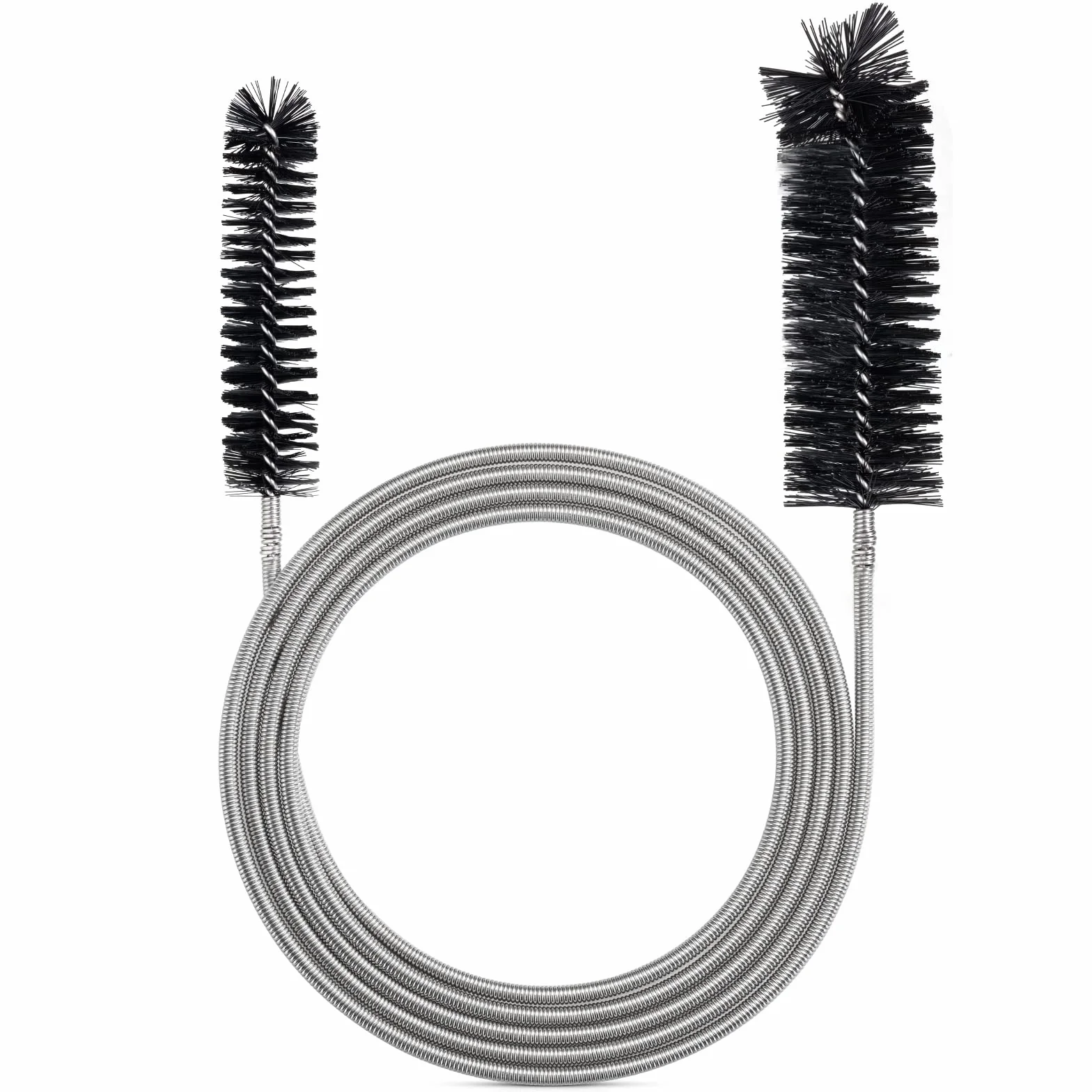 Tubo di alimentazione flessibile spazzola di pulizia sottile foro di scarico strumento di pulizia tubo tubo spazzola di pulizia colore nero
