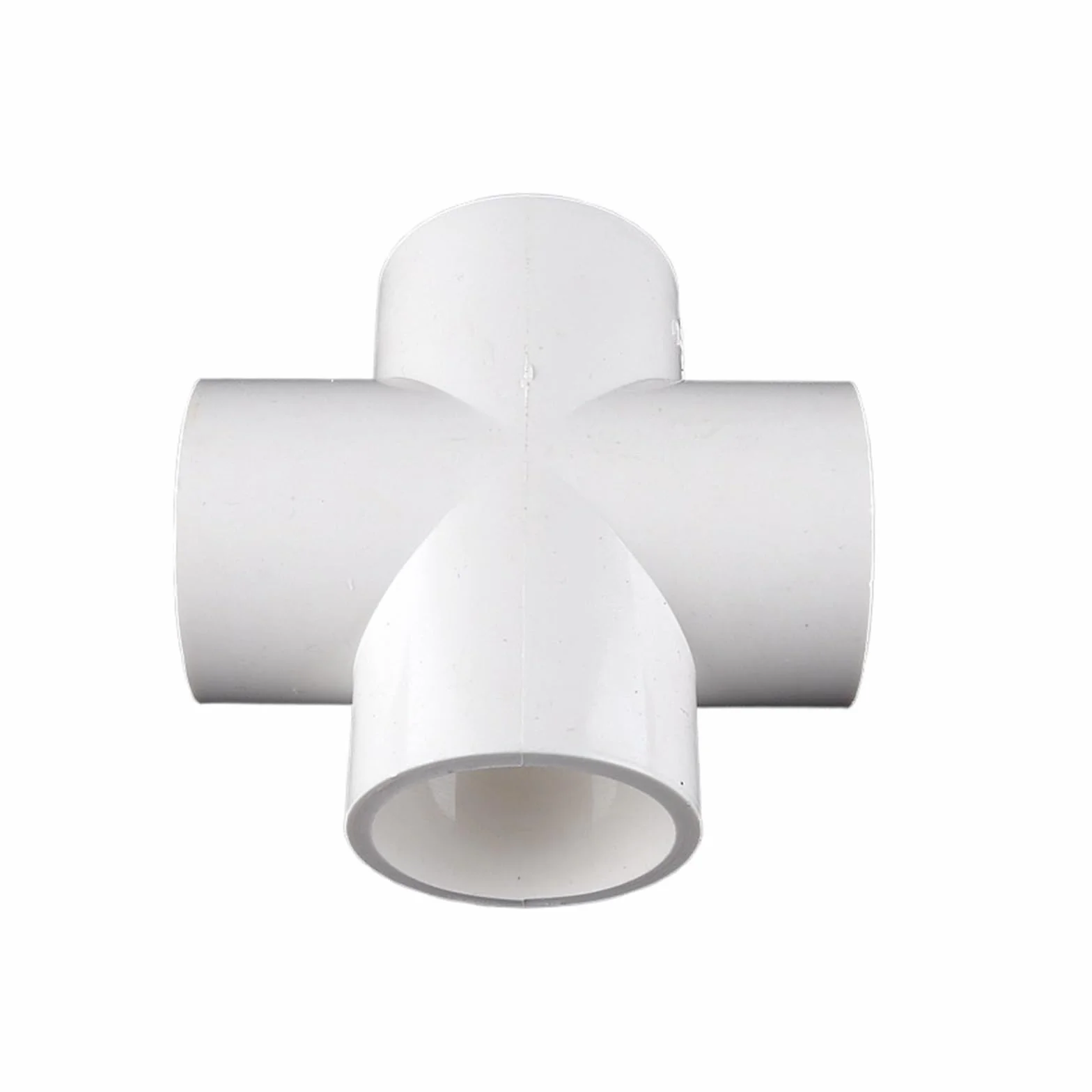 Separatore di tubi, 3 pezzi croce 4 vie connettore raccordi for tubi in PVC irrigazione irrigazione uguale giunto rapido(40 mm)
