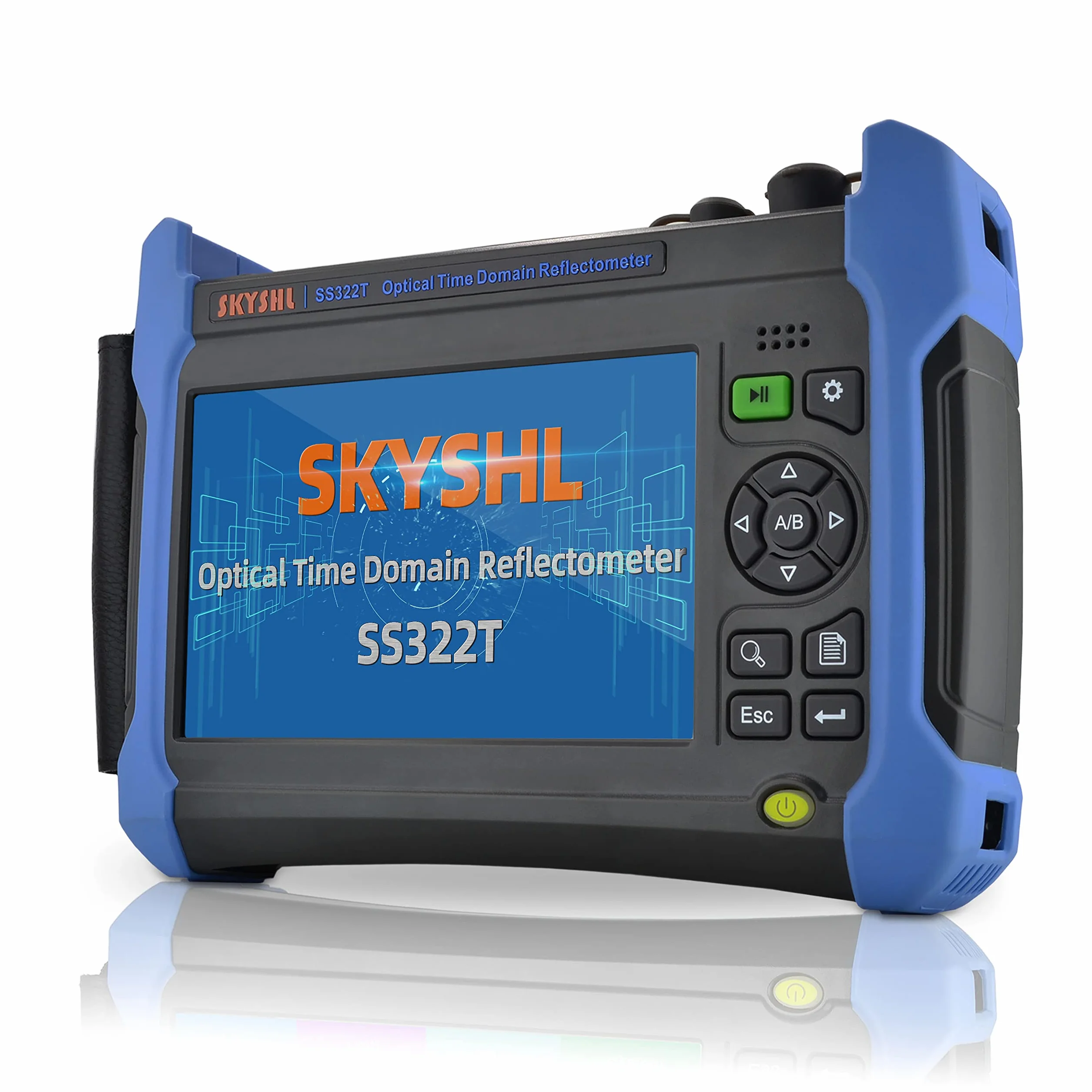 1310nm/40dB+1550nm/38dB SM OTDR Monomodale Fibra Tester Con VFL+OPM+OLS+Mappa Degli Eventi/Event Map+Modulo APP+7" Touch Screen Compatibile con SC+ST+FC+LC/UPC&APC-SS3222T-2A1
