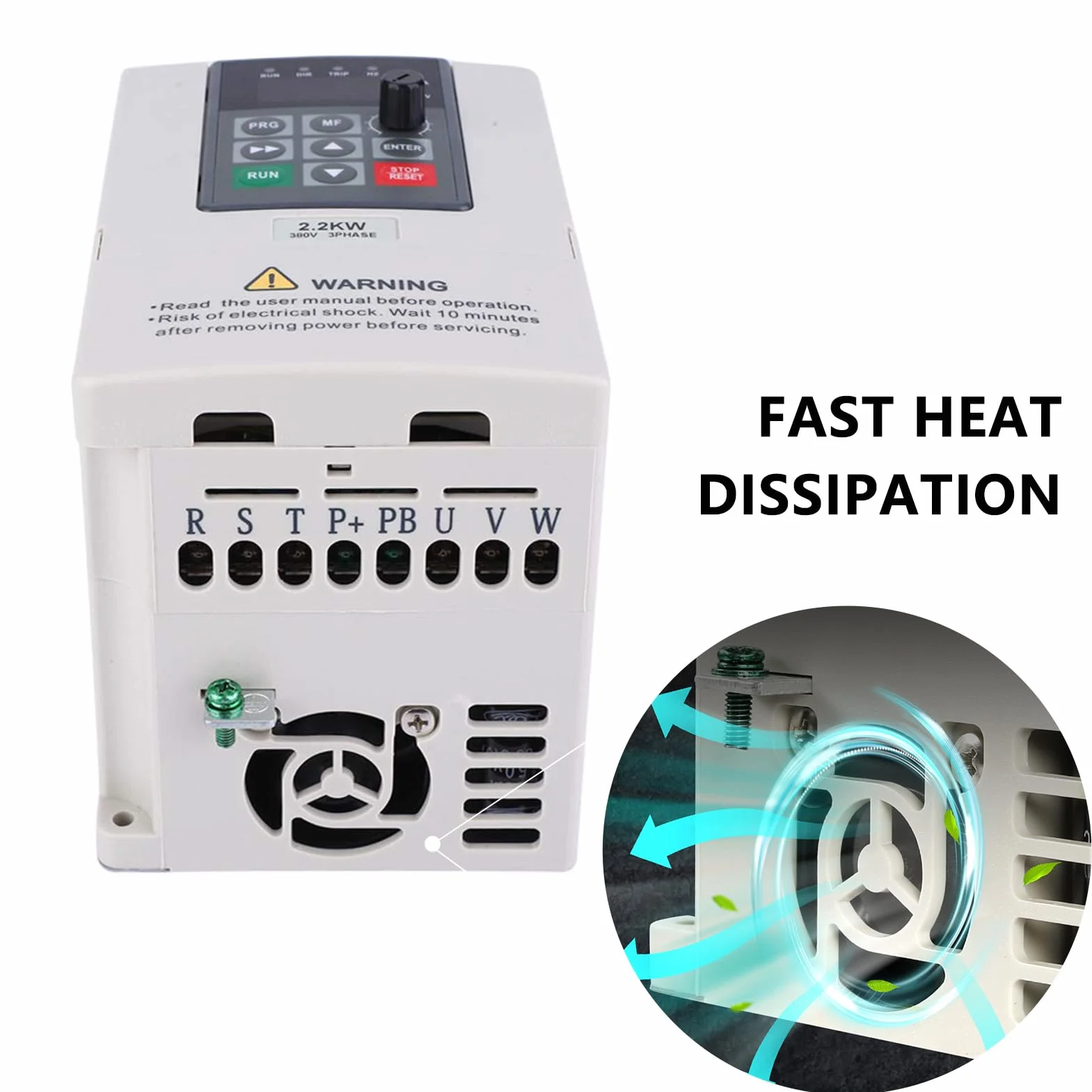 Entrata 220 Uscita 380,2.2kW Variatore di Velocita Motore Ingresso Monofase 220V Uscita Trifase 380V VFD Inverter Variatore di Frequenza Variabile per Controllo Della Velocità del Motore