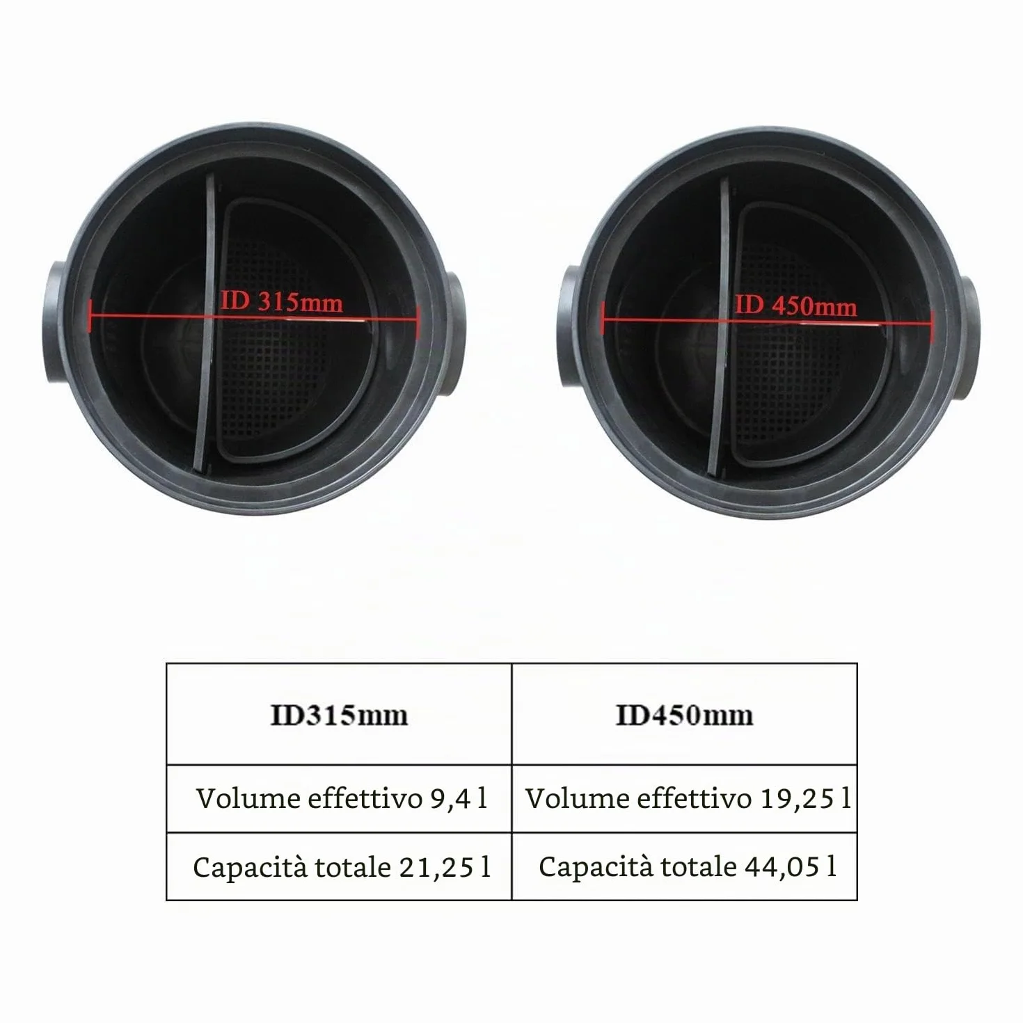 Separatore grasso interrato HDPE vasca di decantazione per separatore lavello cucina ristorante
